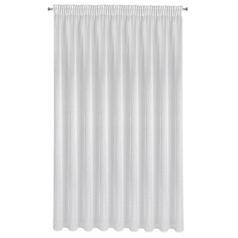 FIRANA GOTOWA SIBEL NA TAŚMIE 300 X 250 CM BIAŁY
