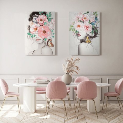OBRAZ 461B 70 X 100 CM RÓŻOWY