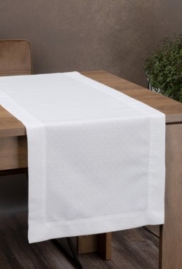 OBRUS ELLEN 40 X 200 CM BIAŁY
