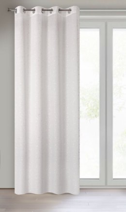 ZASŁONA GOTOWA D91 RIVIA 140 X 250 CM BIAŁY