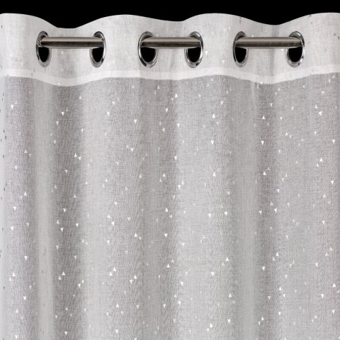 ZASŁONA GOTOWA D91 RIVIA 140 X 250 CM BIAŁY
