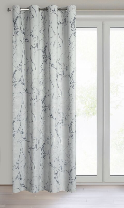 ZASŁONA GOTOWA WERA 140 X 250 CM JASNOSZARY