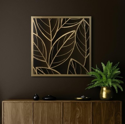 LC/ALISMA2/OBRAZ 53X53 BRĄZ+ZŁOT