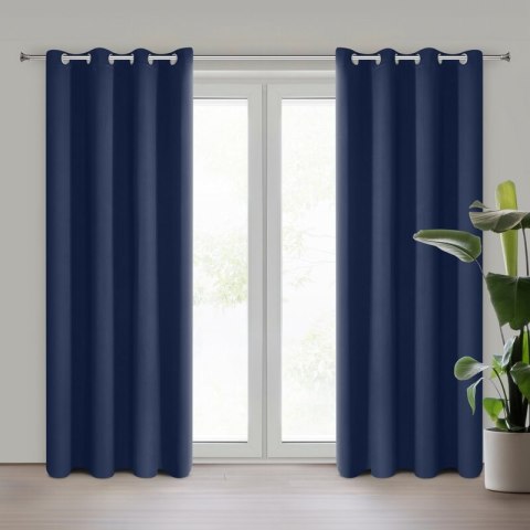 ZASŁONA GOTOWA D91 PARISA 135 X 250 CM GRANATOWY