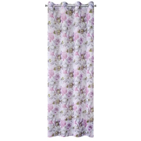 ZASŁONA GOTOWA BELLA 140 X 250 CM CIEMNORÓŻOWY