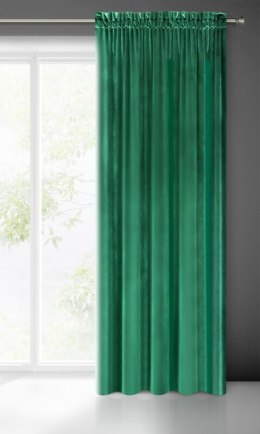 ZASŁONA GOTOWA SAMANTA NA TAŚMIE 140 X 270 CM ZIELONY