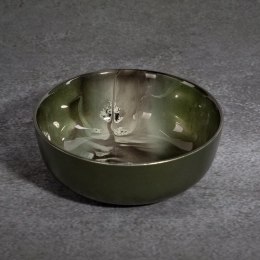 SZKLANA MISA DEKORACYJNA SABA (01) FI 16 X 6 CM ZIELONY