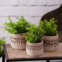 WAZON DEKORACYJNY ROSINA (01) FI 16 X 66 CM KREMOWY