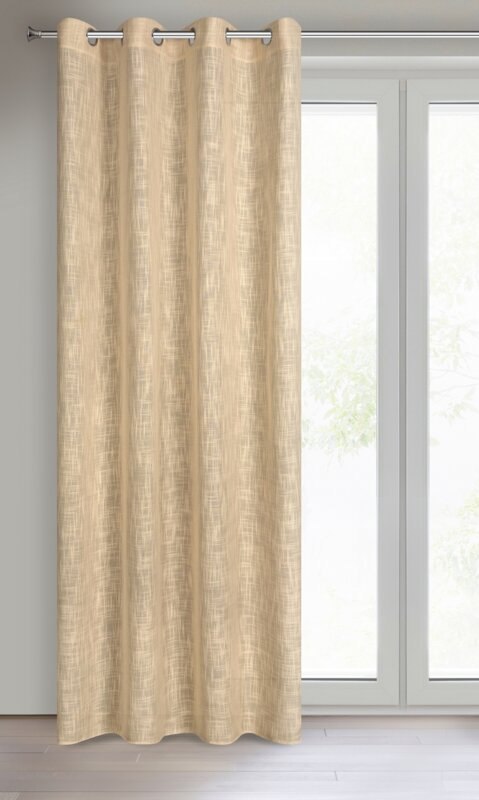 ZASŁONA GOTOWA LIREN 140 X 250 CM BEŻOWY