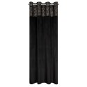ZASŁONA GOTOWA LIZA 140 X 250 CM CZARNY