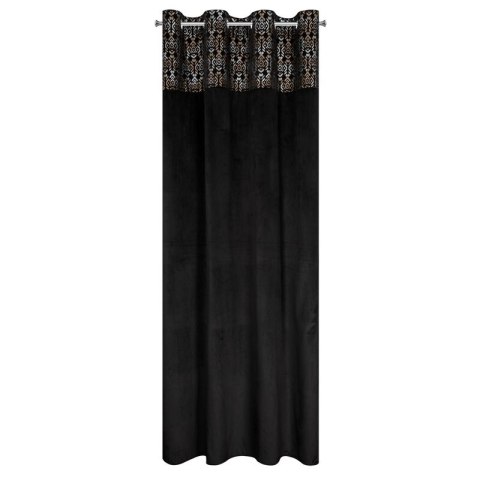 ZASŁONA GOTOWA LIZA 140 X 250 CM CZARNY