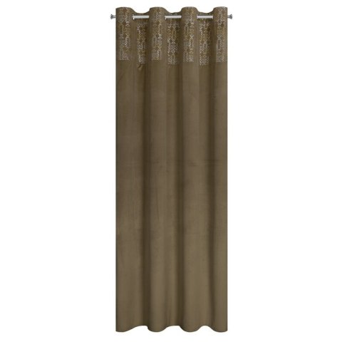 ZASŁONA GOTOWA LIZA 140 X 250 CM JASNOBRĄZOWY