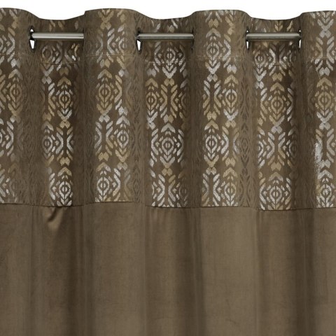 ZASŁONA GOTOWA LIZA 140 X 250 CM JASNOBRĄZOWY