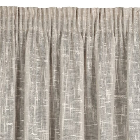 ZASŁONA GOTOWA RUBI NA TAŚMIE 140 X 270 CM BEŻOWY