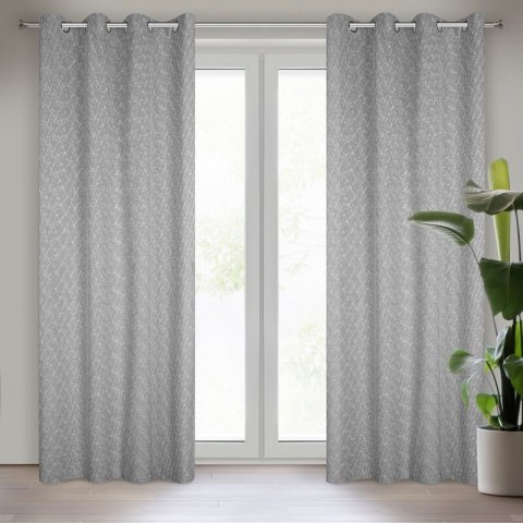 ZASŁONA GOTOWA SANDI 140 X 260 CM STALOWY