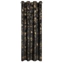 ZASŁONA GOTOWA TONIA 140 X 250 CM CZARNY
