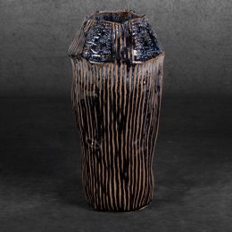 WAZON DEKORACYJNY ALDA (07) FI 16 X 32 CM GRANATOWY