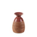 WAZON DEKORACYJNY ELDA (02) O 16 X 22 CM CZERWONY