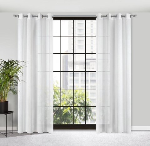 FIRANA GOTOWA MARGO 140 X 250 CM BIAŁY