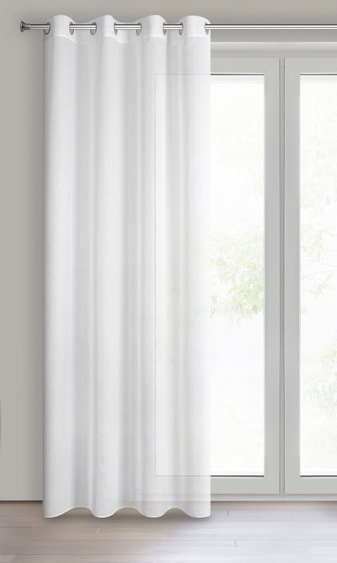 FIRANA GOTOWA MARGO 140 X 250 CM BIAŁY