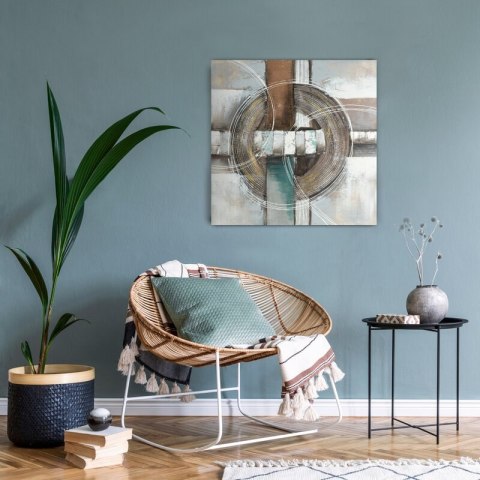 OBRAZ 555A 80 X 80 CM BEŻOWY