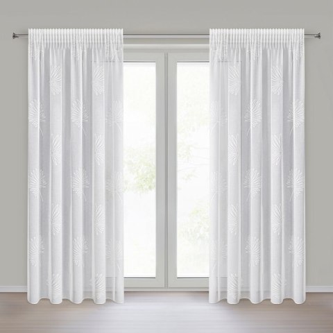 FIRANA GOTOWA JANE NA TAŚMIE 140 X 270 CM BIAŁY