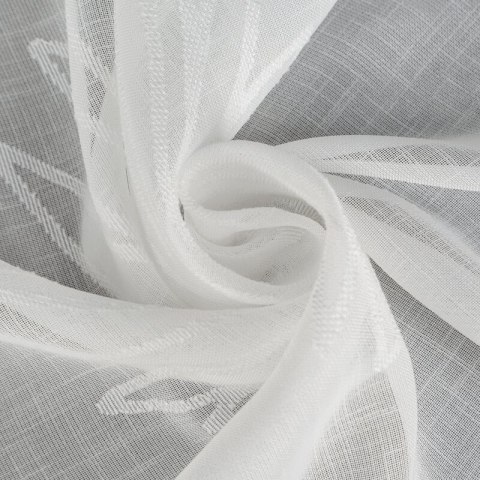 FIRANA GOTOWA JANE NA TAŚMIE 140 X 270 CM BIAŁY