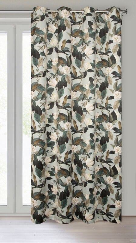 ZASŁONA GOTOWA ELENI 140 X 250 CM OLIWKOWY