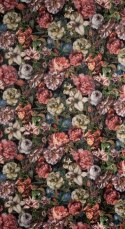 ZASŁONA GOTOWA PEONIA NA TAŚMIE 140 X 270 CM BORDOWY