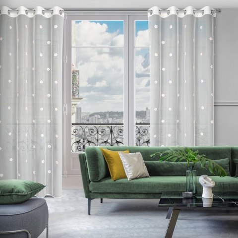 FIRANA GOTOWA ELSA 140 X 250 CM BIAŁY