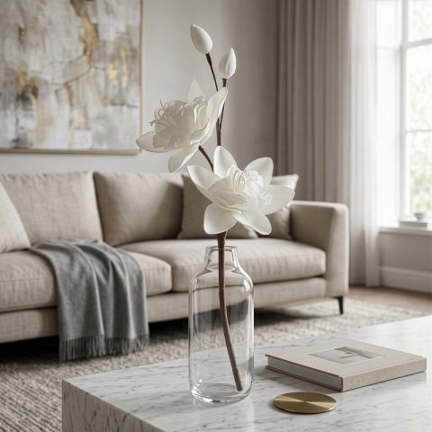 KWIAT FLORE 715 O 20 X 86 CM SREBRNY
