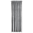 ZASŁONA GOTOWA D91 ROSA NA TAŚMIE 135 X 300 CM SREBRNY