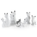 FIGURKA DEKORACYJNA CAT 14 X 12 X 22 CM BIAŁY