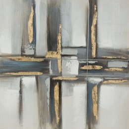 OBRAZ 594 60 X 60 CM STALOWY
