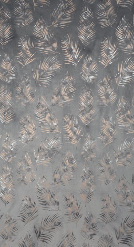 ZASŁONA GOTOWA GLORIA NA TAŚMIE 140 X 300 CM STALOWY