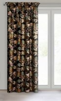 ZASŁONA GOTOWA MAROKO NA TAŚMIE 140 X 270 CM CZARNY