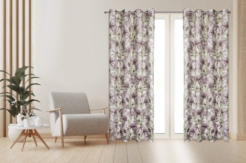 ZASŁONA GOTOWA TESSA 140 X 250 CM FIOLETOWY
