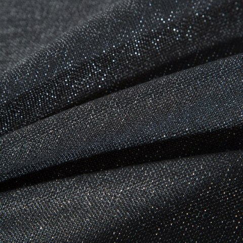 OBRUS STELLA 1 O 150 CM CZARNY