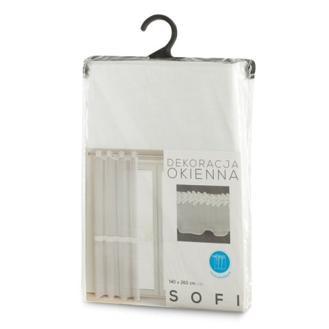 FIRANA GOTOWA SOFI 140 X 260 CM BIAŁY