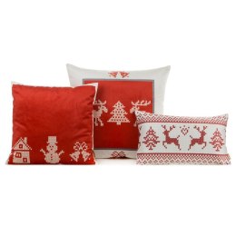 POSZEWKA ŚWIATECZNA NOEL01 45 X 45 CM CZERWONY