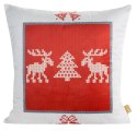 POSZEWKA ŚWIATECZNA NOEL03 60 X 60 CM CZERWONY