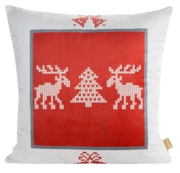 POSZEWKA ŚWIATECZNA NOEL03 60 X 60 CM CZERWONY