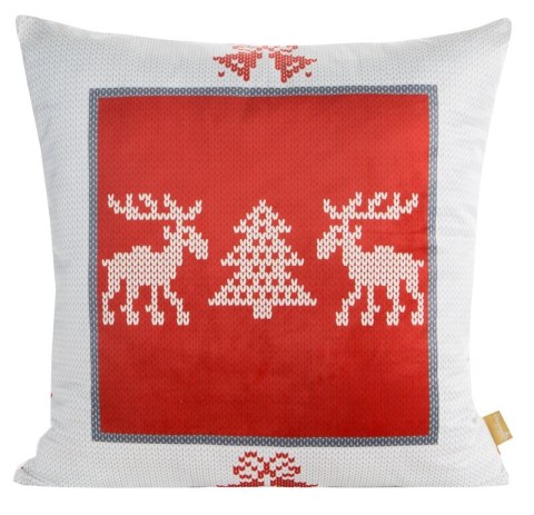 POSZEWKA ŚWIATECZNA NOEL03 60 X 60 CM CZERWONY
