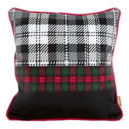 POSZEWKA ŚWIATECZNA SANTA02 45 X 45 CM CZARNY
