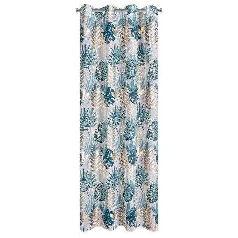 ZASŁONA GOTOWA KERI 140 X 250 CM TURKUSOWY