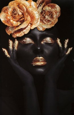 OBRAZ 597 60 X 90 CM CZARNY