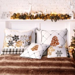 POSZEWKA ŚWIATECZNA JOY01 60 X 60 CM BIAŁY