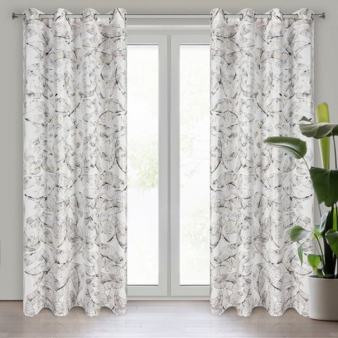 ZASŁONA GOTOWA ODETA 135 X 250 CM BIAŁY
