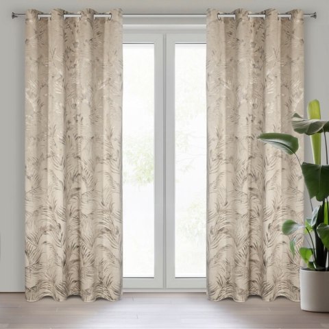 ZASŁONA GOTOWA DEBRA 135 X 270 CM BEŻOWY
