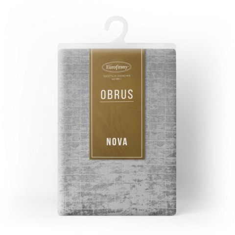 OBRUS ALINA 140 X 220 CM SREBRNY